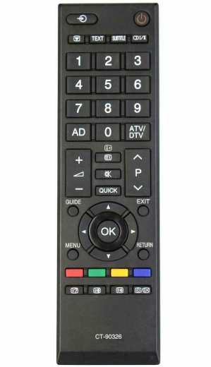 Ersatz Fernbedienung CT-90326 für Toshiba TV