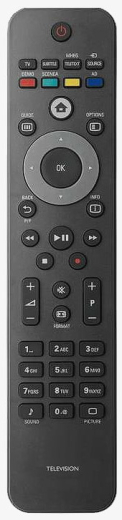 Ersatz Fernbedienung RC4707 für Philips TV