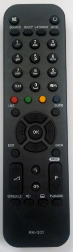 Ersatz Fernbedienung RM-G01 für Humax  IHDR-5200 Kabelreceiver