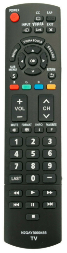 Ersatz Fernbedienung N2QAYB000485 für Panasonic TV