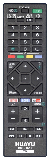 Ersatz Fernbedienung RM-L1615 für Sony TV