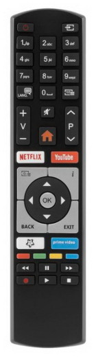 Ersatz Fernbedienung RC4318P für Telefunken TV Ersatz Fernbedienung RC4318P für Telefunken TV